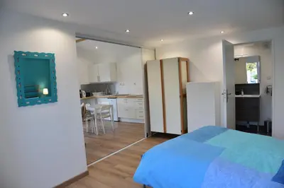 Cuisine ou kitchenette dans l'établissement Chez Denis et Isabelle