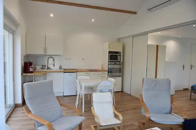 Cuisine ou kitchenette dans l'établissement Chez Denis et Isabelle