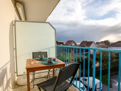 Balcon ou terrasse dans l'établissement Apartment Les Tilleuls-2 by Interhome