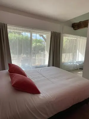 Un ou plusieurs lits dans un hébergement de l'établissement Jolie maison au calme entre Nantes et la mer