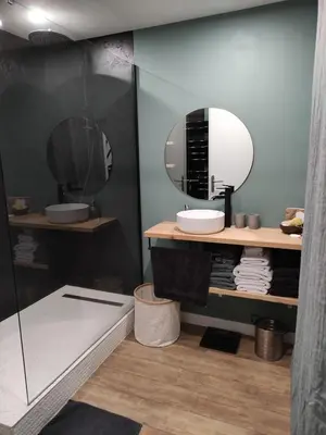Salle de bains dans l'établissement Angers appart 65m2 proche centre ville, parking