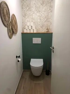 Salle de bains dans l'établissement Appartement cosy à 100m de la plage