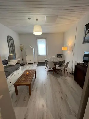 Un ou plusieurs lits dans un hébergement de l'établissement Maison 43m2 meublée 200m plage