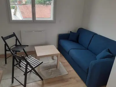 Coin salon dans l'établissement Studio 16m2 equipé