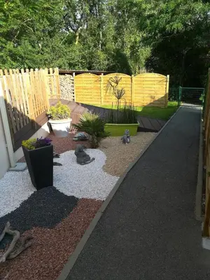 Jardin de l'établissement Gîte classé, 55 m2, 4 pers, 20 min plages