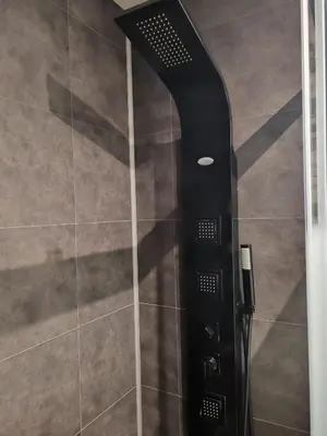 Salle de bains dans l'établissement Gîte classé, 55 m2, 4 pers, 20 min plages