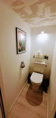 Salle de bains dans l'établissement Maison Le Baron 13pers Tiffauges proche Puy du Fou