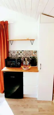 Cuisine ou kitchenette dans l'établissement Maison 2/4 pers Les Herbiers proche Puy du Fou