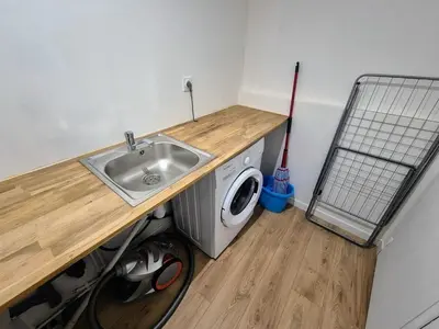 Cuisine ou kitchenette dans l'établissement Le Pont Bas bord de rivière proche Puy du Fou