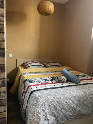 Un ou plusieurs lits dans un hébergement de l'établissement Comfy Loft - Dalby