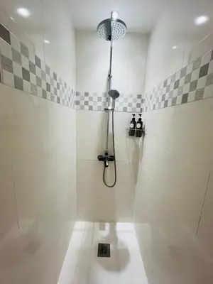 Salle de bains dans l'établissement Comfy Loft - Dalby