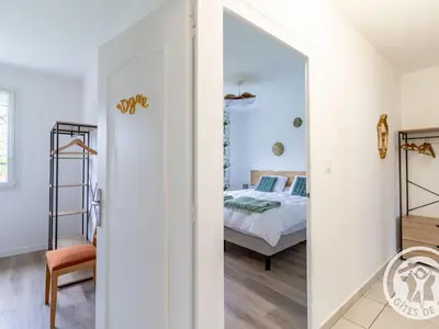 Un ou plusieurs lits dans un hébergement de l'établissement Grand gîte familial près du Puy du Fou, wifi, animaux admis, jardin - FR-1-622-96