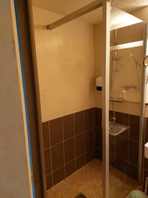 Salle de bains dans l'établissement La Porte Angevine