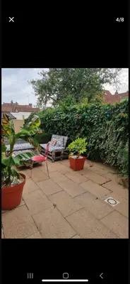 Jardin de l'établissement Chez Nat et Gégé