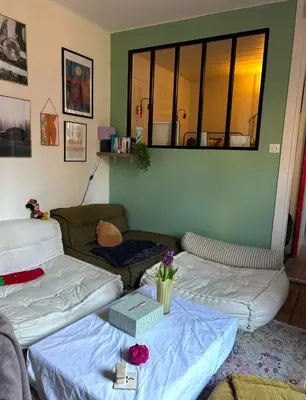 Un ou plusieurs lits dans un hébergement de l'établissement Appt 2 pers - Hyper-centre de Nantes