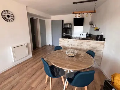Cuisine ou kitchenette dans l'établissement Bel Appartement proche des plages et commerces