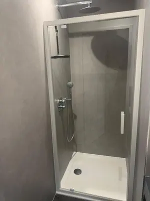 Salle de bains dans l'établissement Studio avec accès indépendant