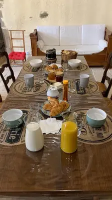 Nourriture dans le B&B/chambre d'hôtes ou à proximité