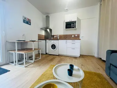 Cuisine ou kitchenette dans l'établissement Casa Diderot - Studio