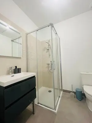 Salle de bains dans l'établissement Casa Diderot - Studio