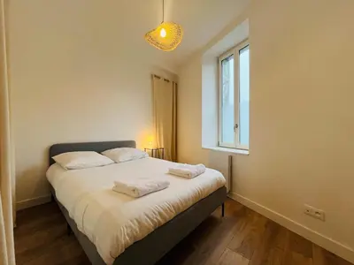 Un ou plusieurs lits dans un hébergement de l'établissement Casa Predali