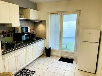 Cuisine ou kitchenette dans l'établissement l 'Escapade Atlantique