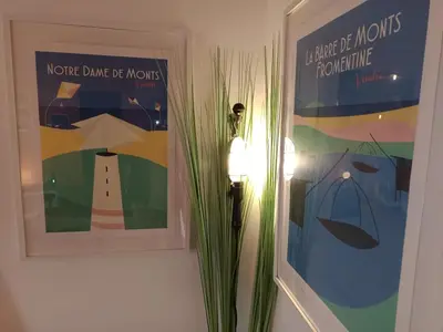 Plan de l'établissement Maison rétro 62m² près de la plage - Animaux acceptés - FR-1-540-314