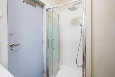 Salle de bains dans l'établissement La Prévalaye - Proche du château de Pouancé