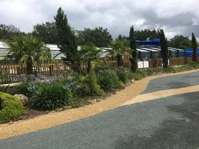 Jardin de l'établissement MH TV 2 ch - 5 pers - Cœur de Vendée - Puy du Fou