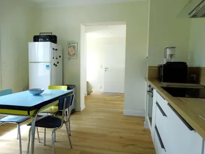Cuisine ou kitchenette dans l'établissement Javeline Saint Hilaire de Riez