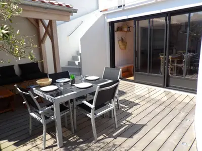 Balcon ou terrasse dans l'établissement Oasis