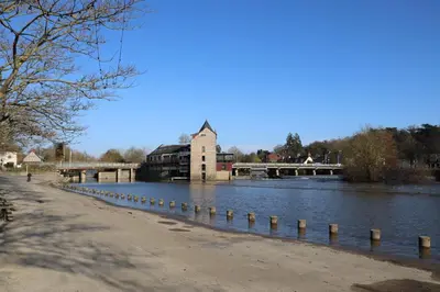 Vue sur la rivière ou le fleuve situé(e) à proximité de la maison de vacances