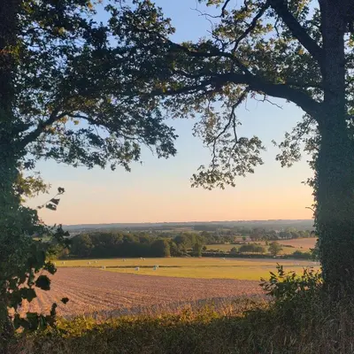 Paysage naturel près de la maison de vacances