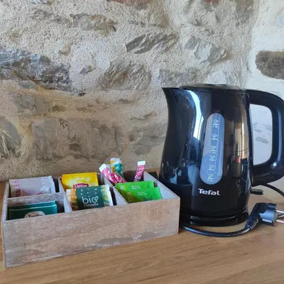Plateau bouilloire dans l'établissement Gite de charme à Guipry Messac