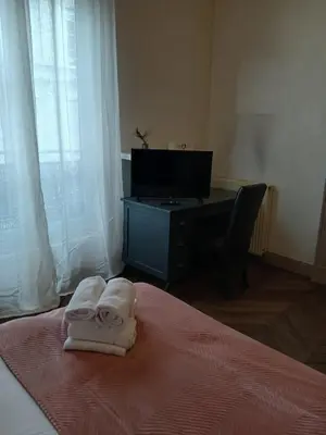 Un ou plusieurs lits dans un hébergement de l'établissement Appartment Doutre Terrasse- 2ch - 6 personnes