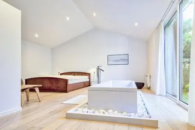 Un ou plusieurs lits dans un hébergement de l'établissement Maison 