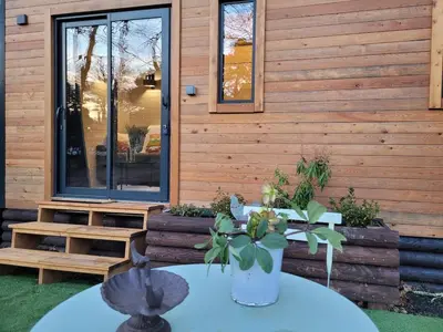 Jardin de l'établissement Tiny House