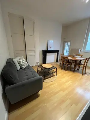 Coin salon dans l'établissement Appartment Doutre-2e étage