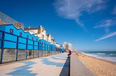 Vue générale sur la mer ou vue sur la mer prise depuis la maison de vacances