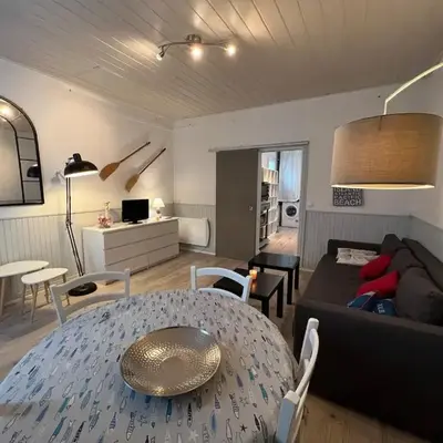 Maison 47m2 meublée 200m plage