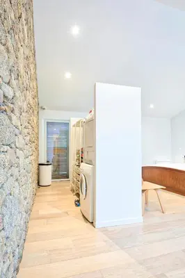 Cuisine ou kitchenette dans l'établissement Renovated Chalet In The Heart Of Nature In Vendée