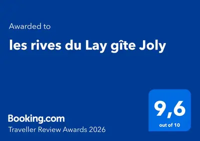 Certificat, récompense, panneau ou autre document affiché dans l'établissement les rives du Lay gîte Joly