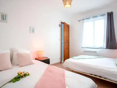 Un ou plusieurs lits dans un hébergement de l'établissement Holiday Home Fleur d'été by Interhome
