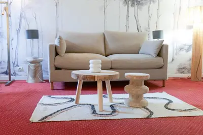 Coin salon dans l'établissement Studio cozy sur 2 niveaux - 2 à 4 personnes