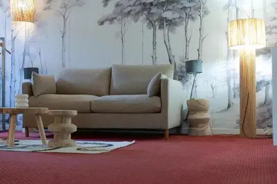 Coin salon dans l'établissement Studio cozy sur 2 niveaux - 2 à 4 personnes