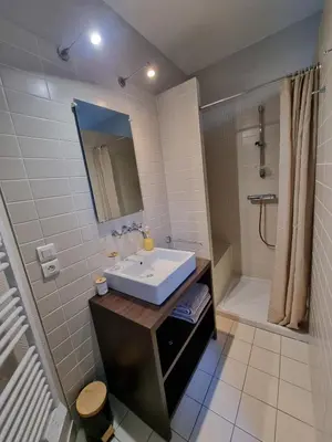 Salle de bains dans l'établissement Logement indépendant Sacré Coeur