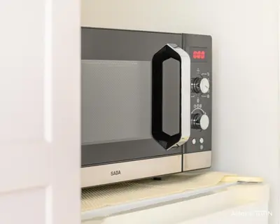 Cuisine ou kitchenette dans l'établissement Barbâtre Les Figuiers Plage à 500 m