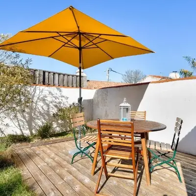 Maison pour 4 avec jardin et terrasse - 500m plage