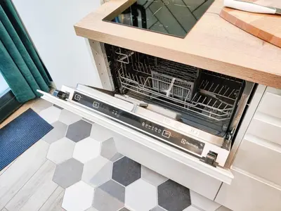 Cuisine ou kitchenette dans l'établissement Hyper-Centre Studio Lekain UnSejourANantes