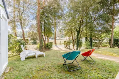 Jardin de l'établissement Le 113 Dunes - Jardin parking proche plage